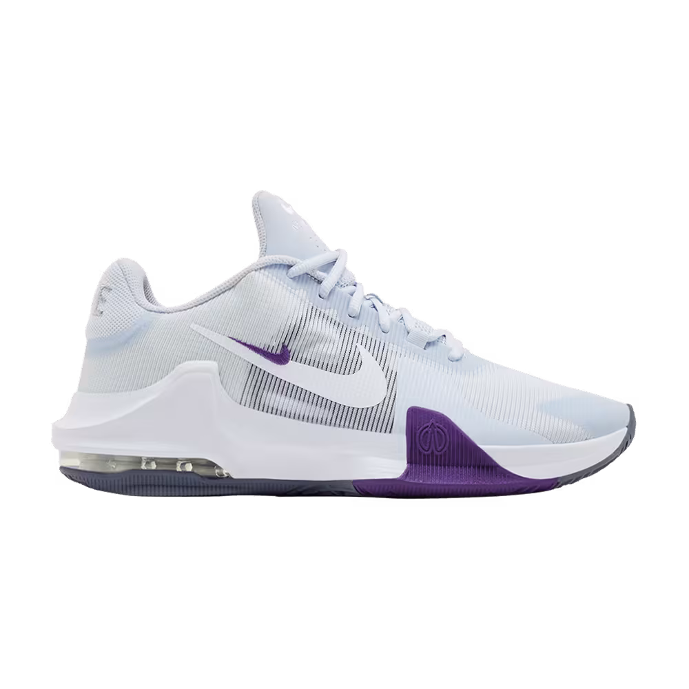 Nike Air Max Impact 4 Football Grey Barely Grape