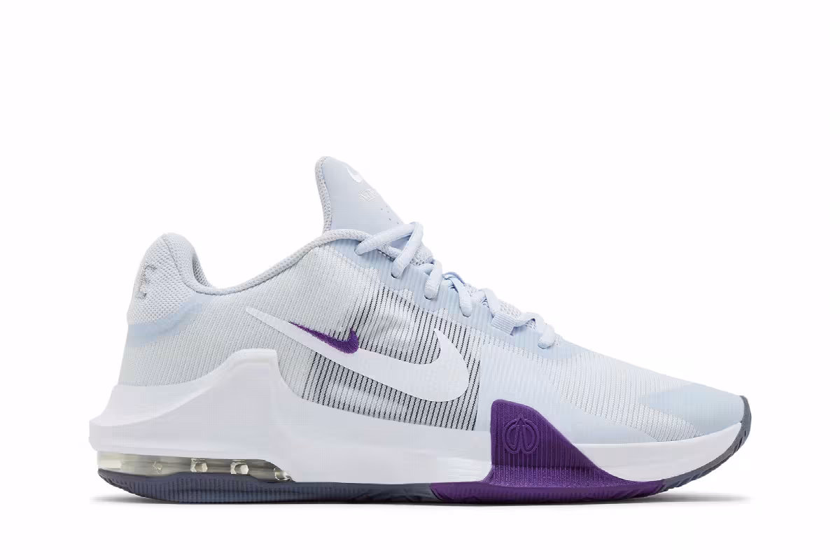 Nike Air Max Impact 4 Football Grey Barely Grape, view 2