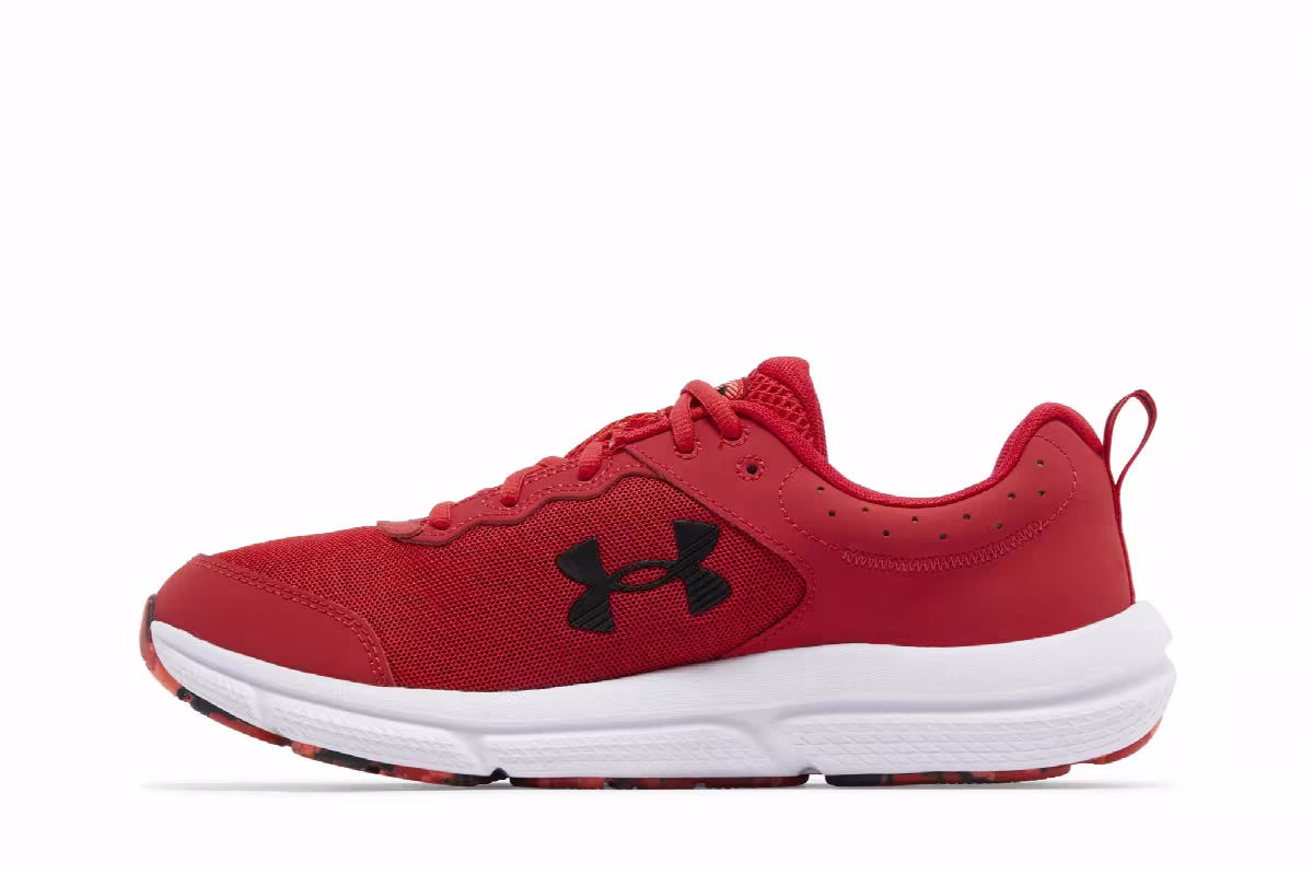 Under Armour Charged Assert 10 Red Black, view 4