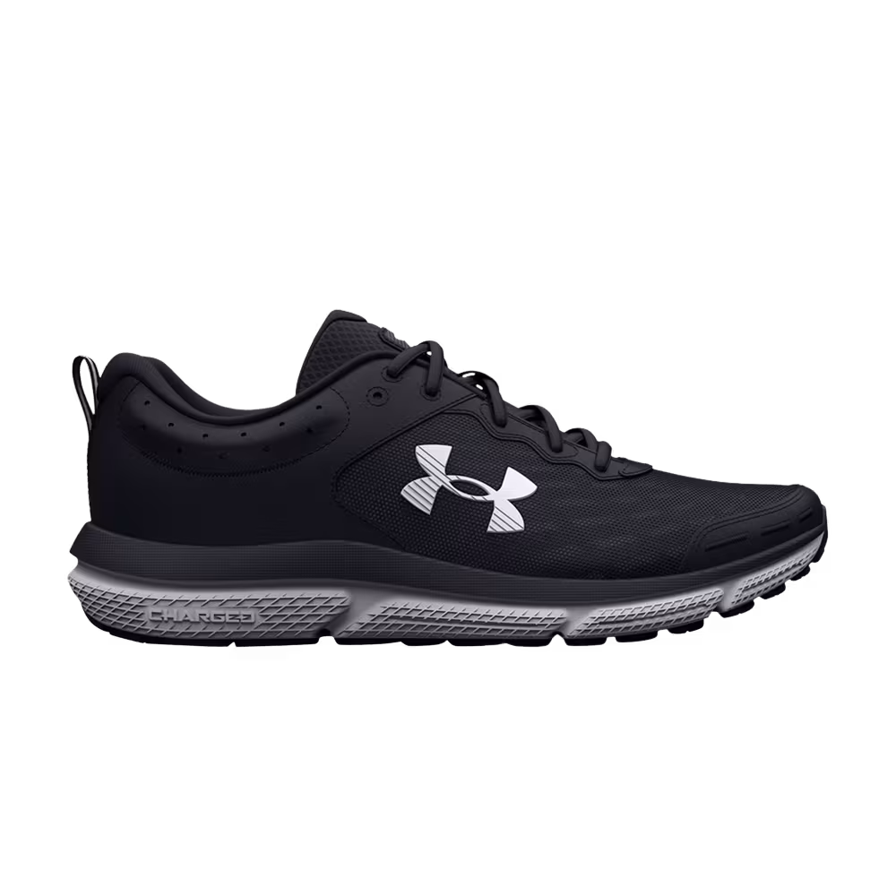 Under Armour Women's Charged Assert 10 Wide Black White
