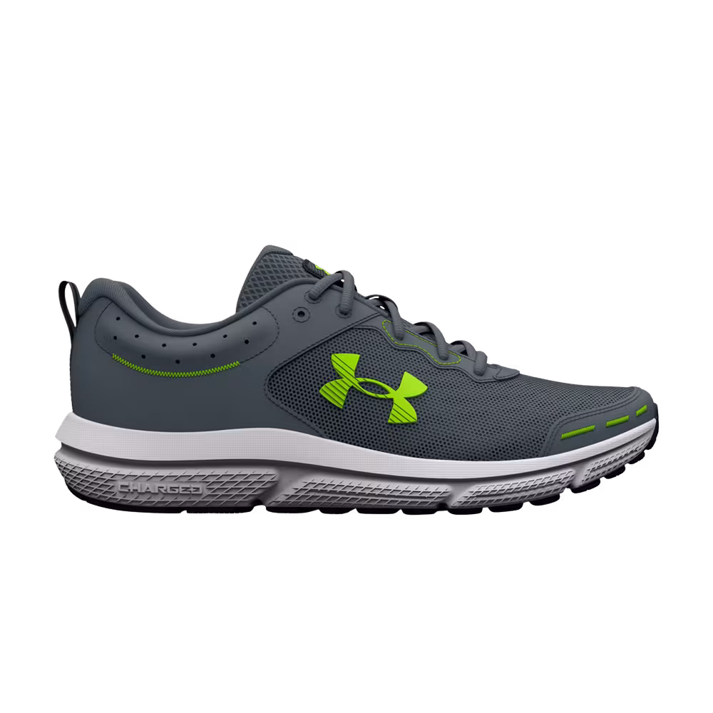 Under Armour Charged Assert 10 Gravel Lime Surge