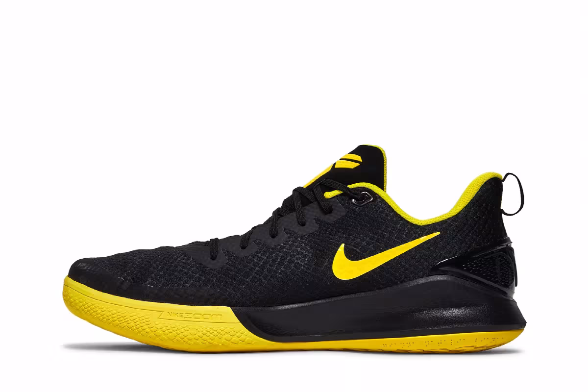 Nike Mamba Focus Black Optimum Yellow, view 4