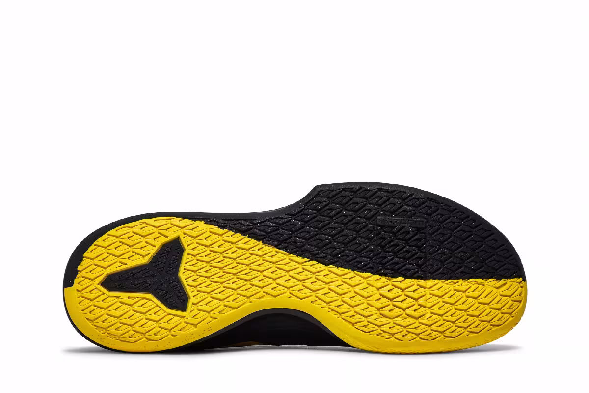 Nike Mamba Focus Black Optimum Yellow, view 5