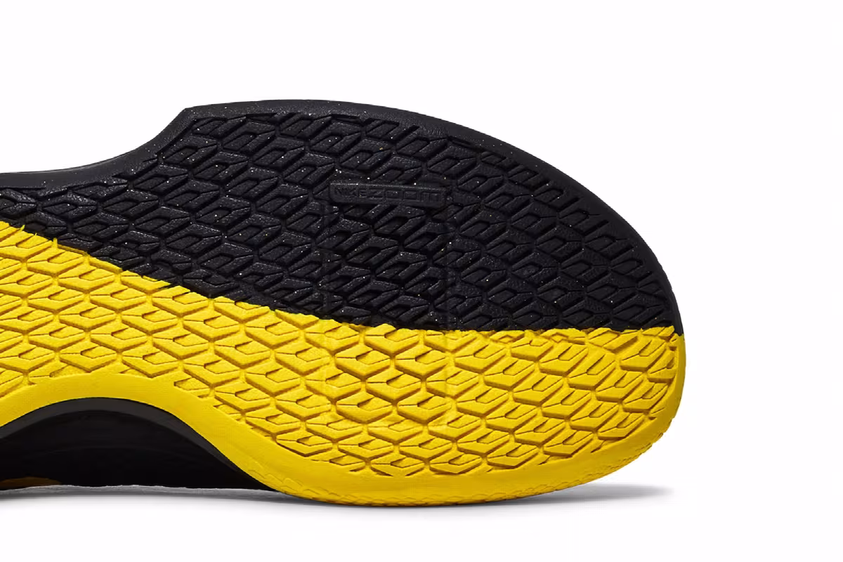 Nike Mamba Focus Black Optimum Yellow, view 6