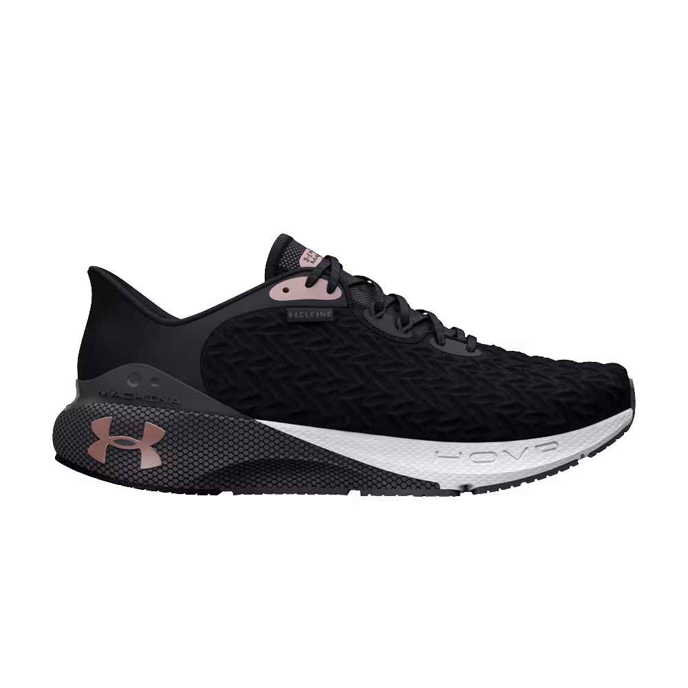Under Armour Women's HOVR Machina 3 Clone Black Rose Gold