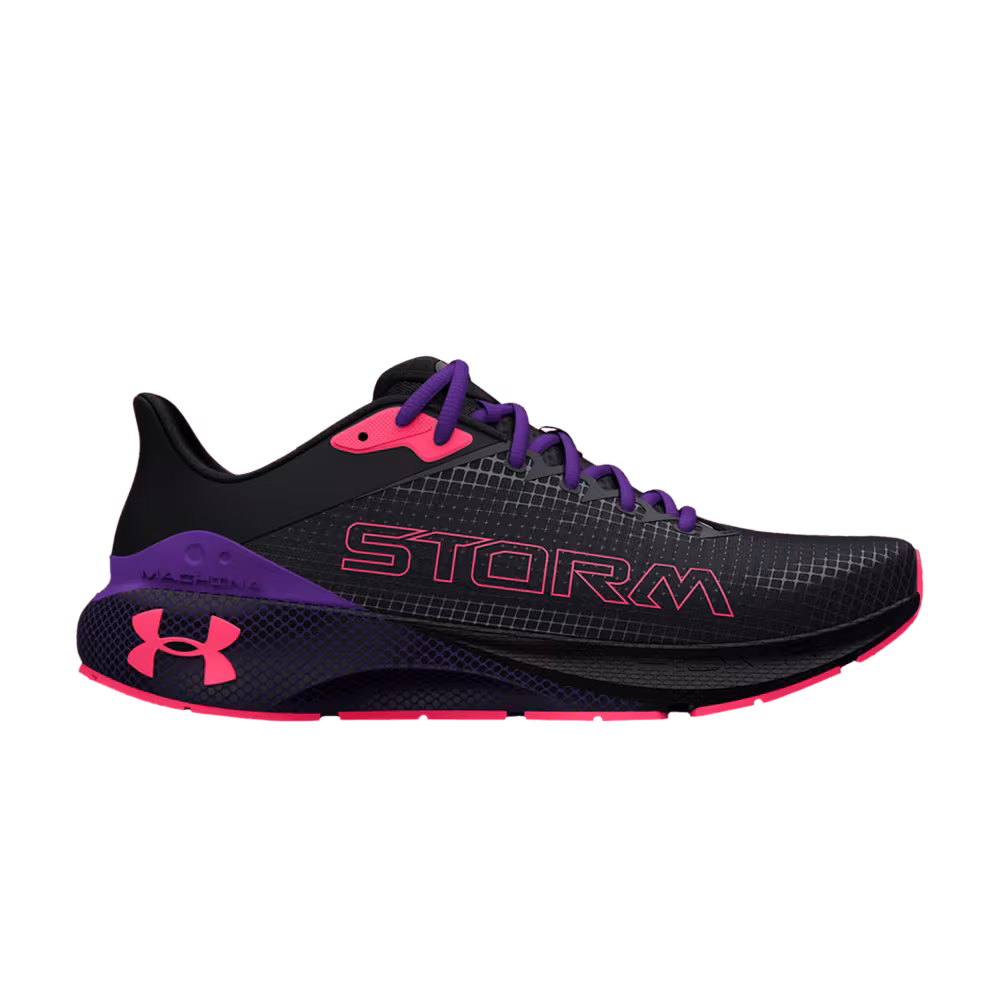 Under Armour Women's HOVR Machina Storm - Black Pink Shock