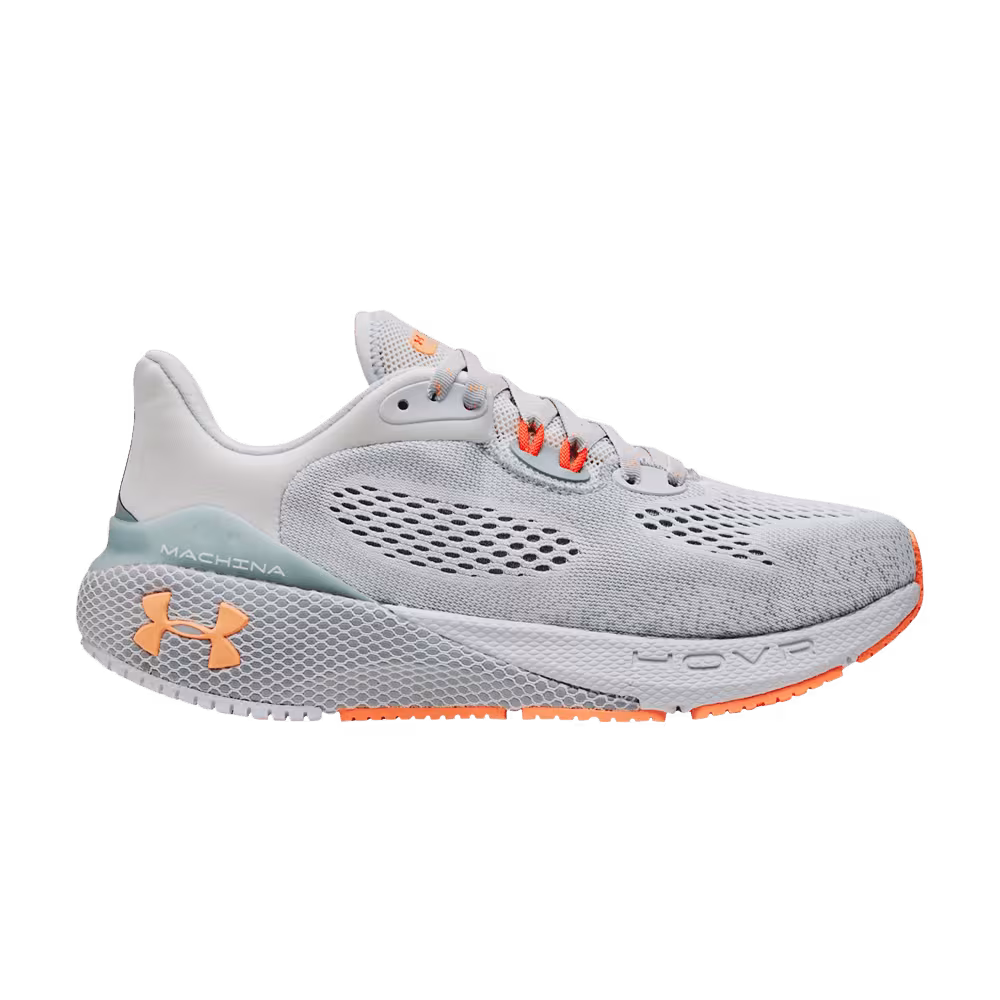 Under Armour Women's HOVR Machina 3 Grey Mist Coral