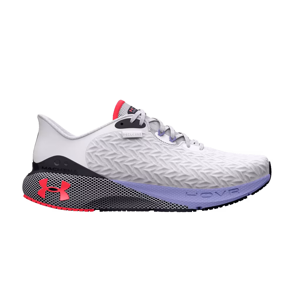 Under Armour Women's HOVR Machina 3 Clone White Red Blue