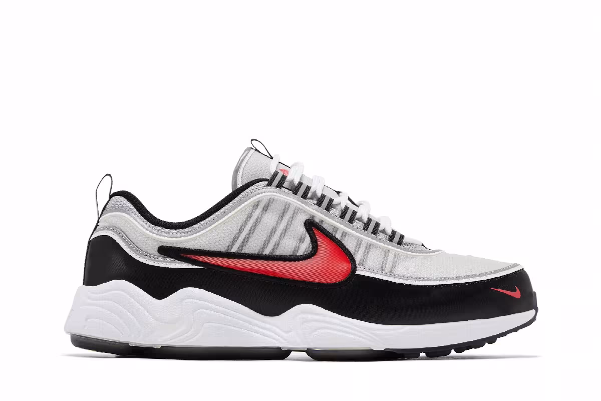 Nike Air Zoom Spiridon Silver Red 2025, view 2