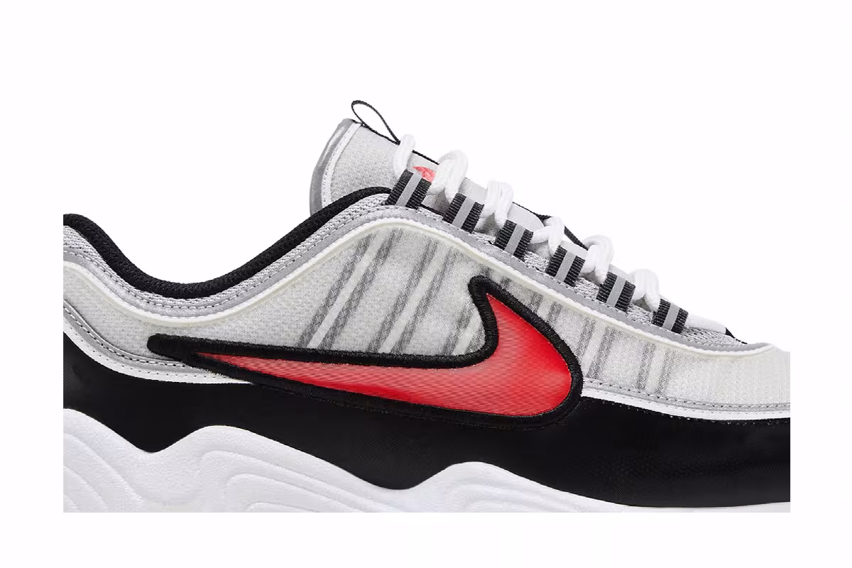 Nike Air Zoom Spiridon Silver Red 2025, view 3