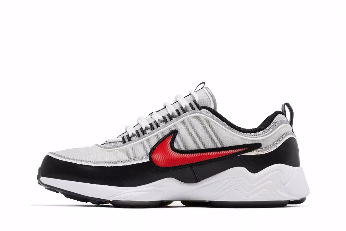 Nike Air Zoom Spiridon Silver Red 2025, view 4