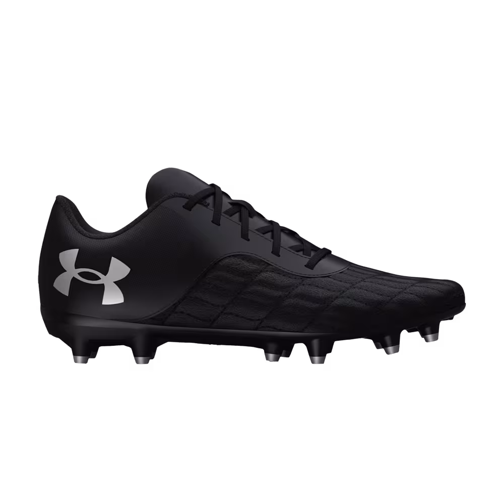 Under Armour Magnetico Select 3 FG GS Black Metallic Silver