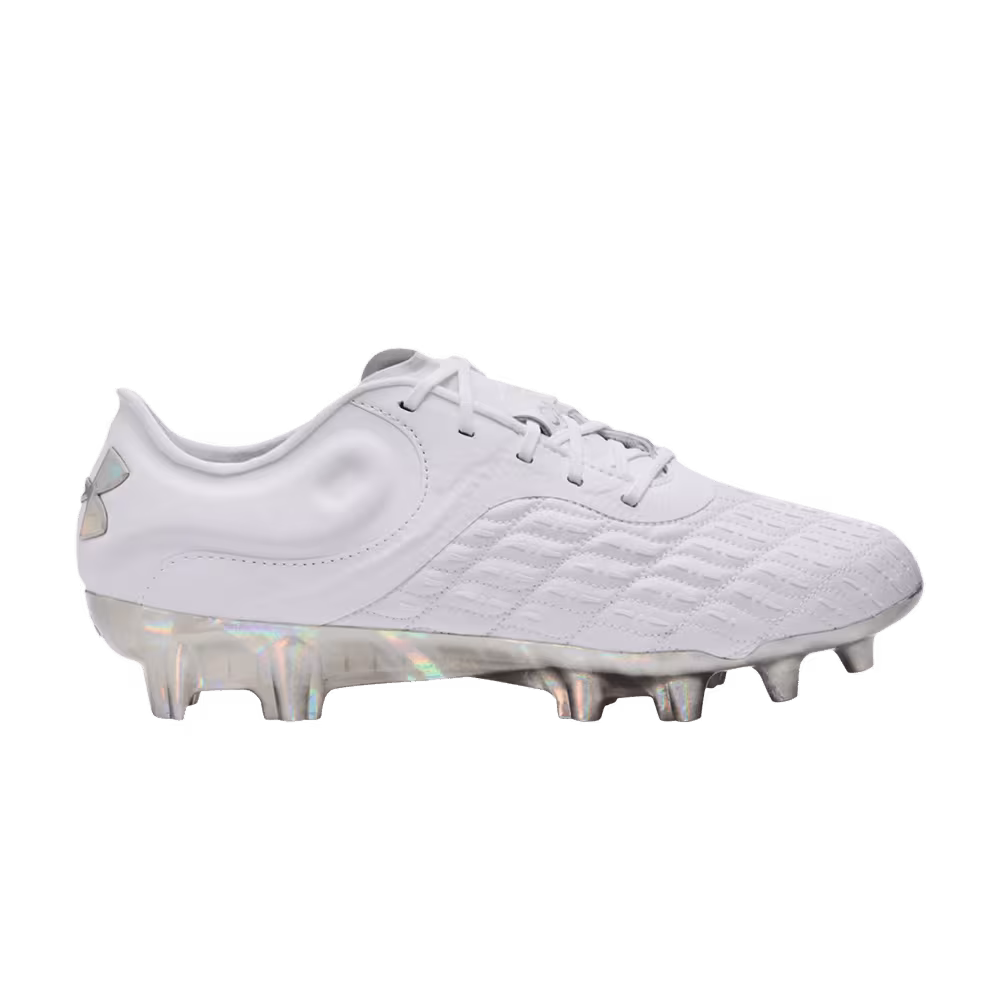 Under Armour Women's Magnetico Elite 3 FG White Iridescent