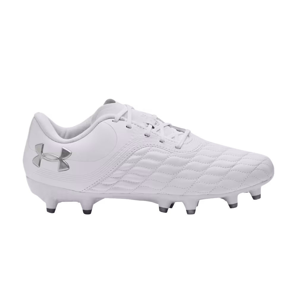 Under Armour Women's Magnetico Pro 3 FG White Metallic Silver