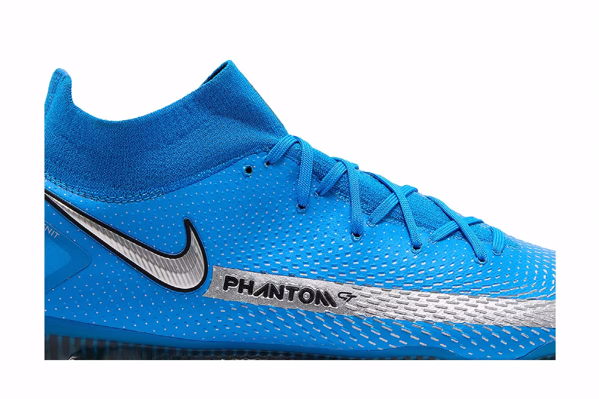 Nike Phantom GT Elite DF FG Photo Blue Metallic Silver, view 3