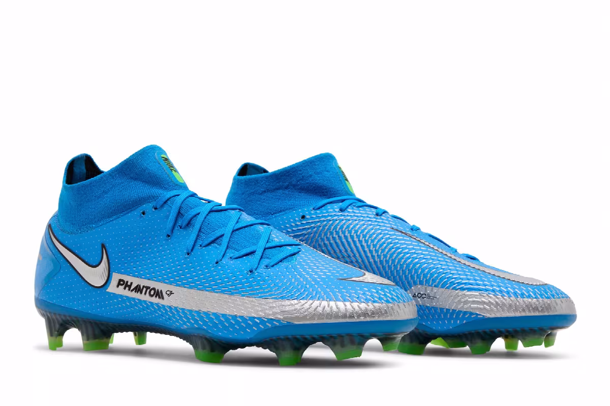 Nike Phantom GT Elite DF FG Photo Blue Metallic Silver, view 9