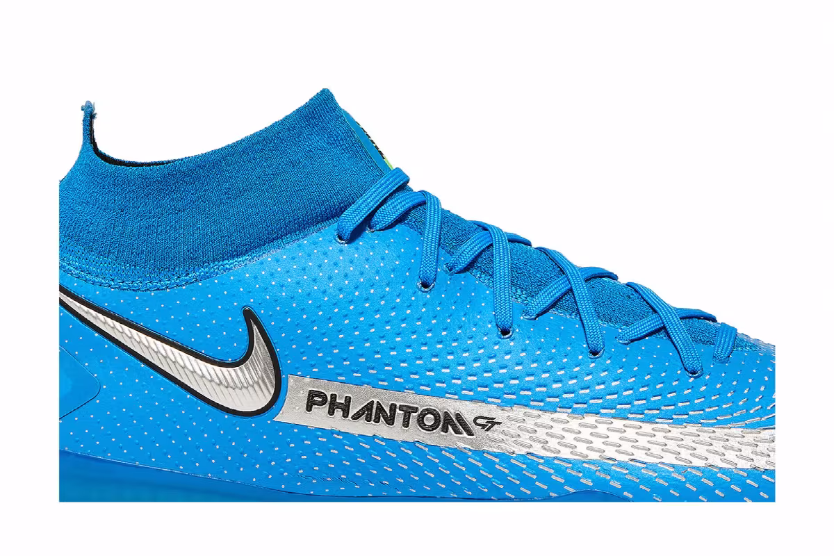 Nike Phantom GT Elite DF SG Photo Blue Metallic Silver, view 3