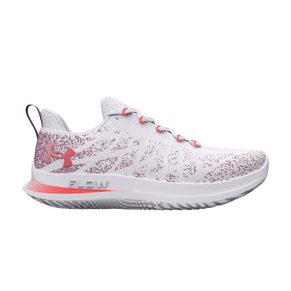 Under Armour Women's Flow Velociti 3 White Venom Red
