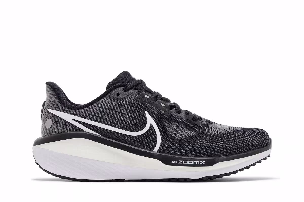 Nike Vomero 17 Black White, view 2