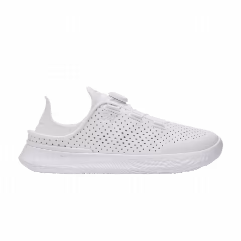 Under Armour SlipSpeed Leather GS 'Triple White'