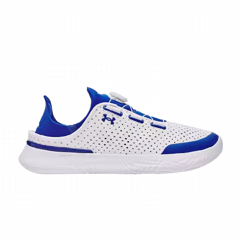 Under Armour SlipSpeed Leather GS 'White Team Royal'