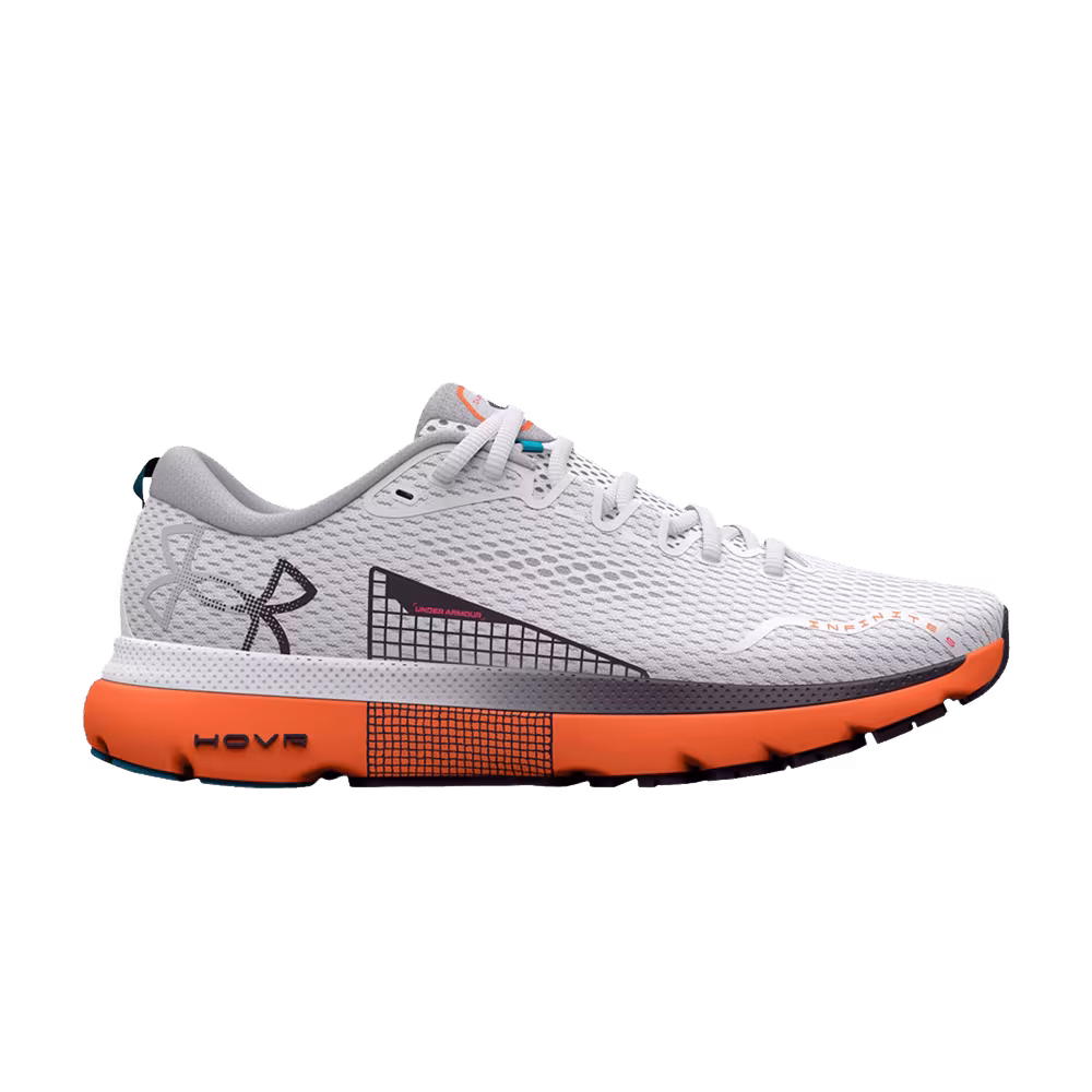 Under Armour HOVR Infinite 5 White Orange Blast