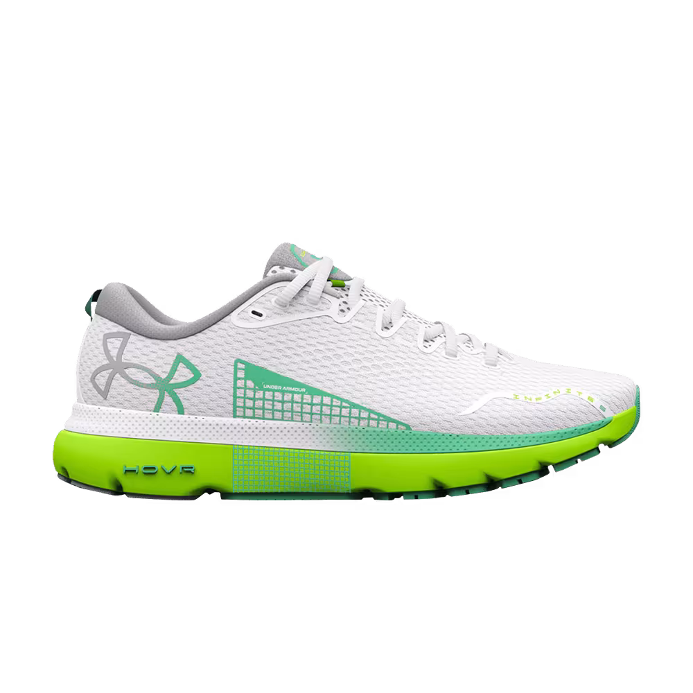 Under Armour Women's HOVR Infinite 5 White Lime Surge