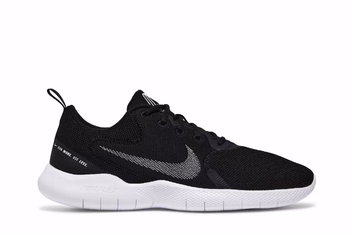 Nike Flex Experience Run 10 Black White, view 2