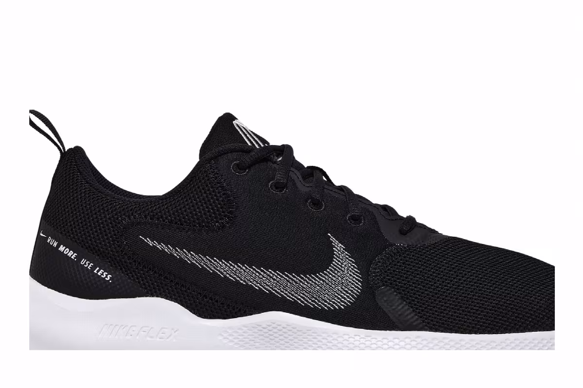 Nike Flex Experience Run 10 Black White, view 3