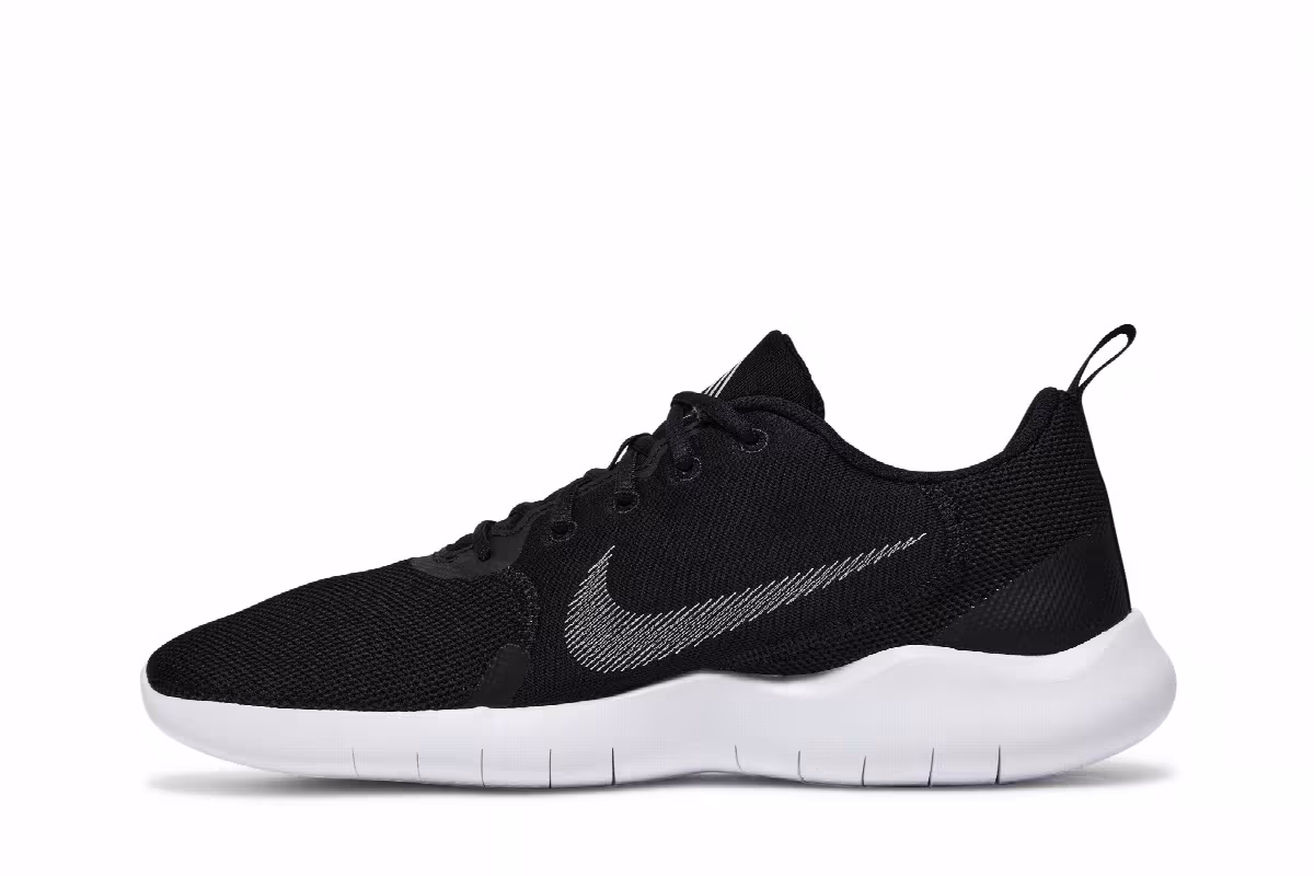 Nike Flex Experience Run 10 Black White, view 4