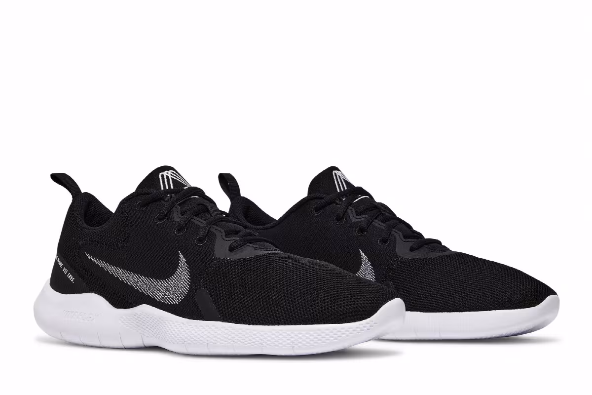 Nike Flex Experience Run 10 Black White, view 9