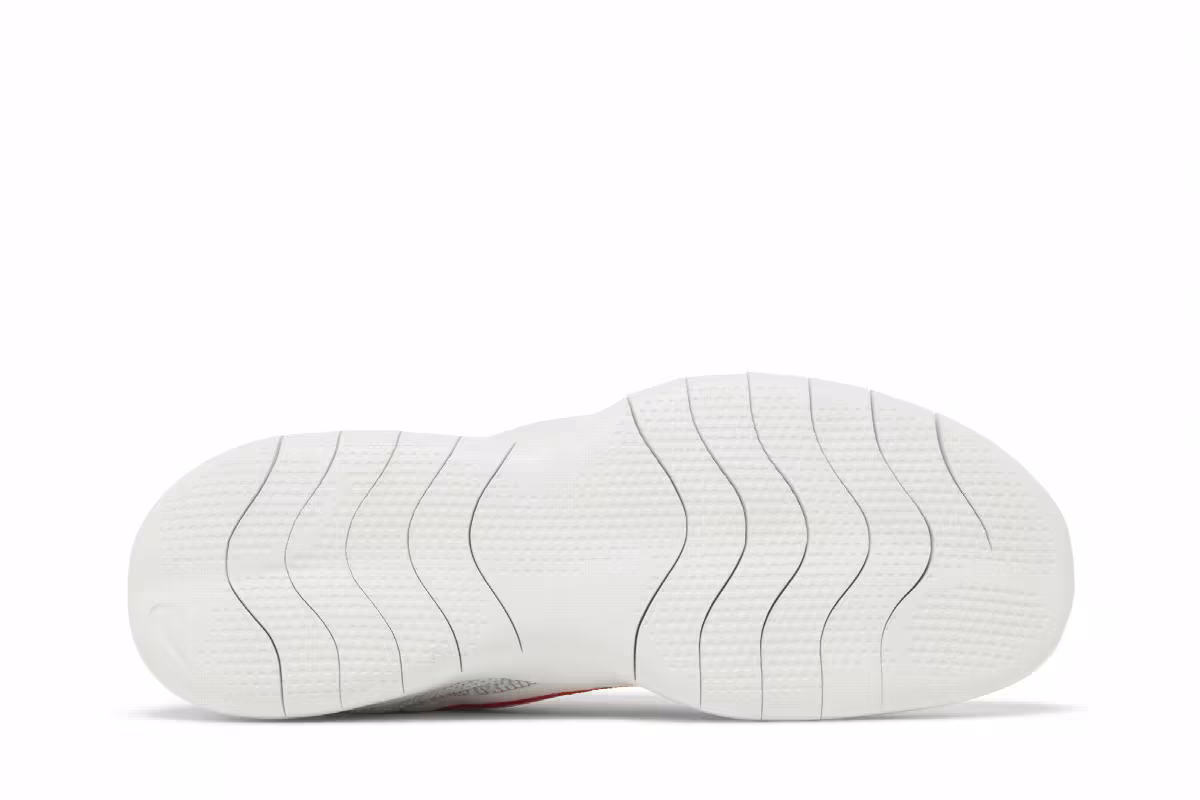 Nike Flex Experience Run 10 Platinum Tint Chile Red, view 5