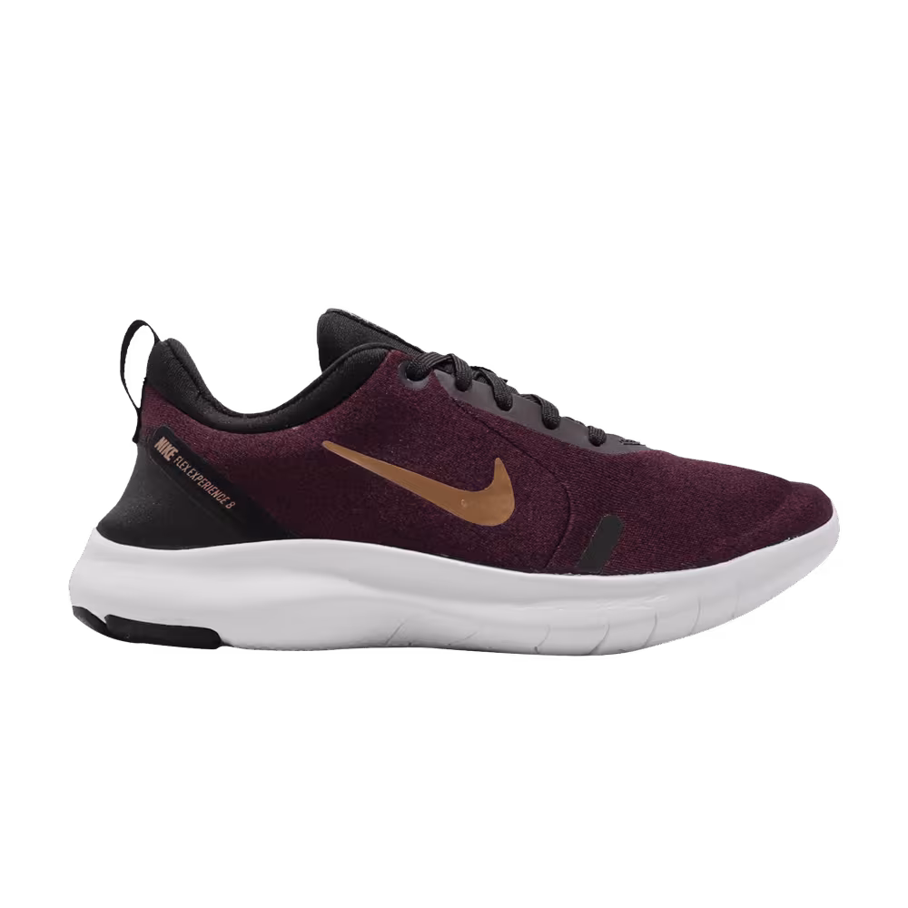 Nike Women's Flex Experience RN 8 Night Maroon Metallic Copper
