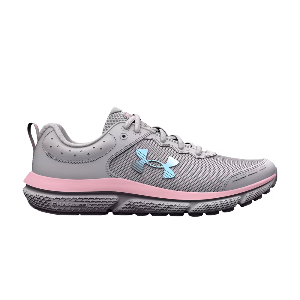 Under Armour Assert 10 AC GS Halo Grey Pink Sugar