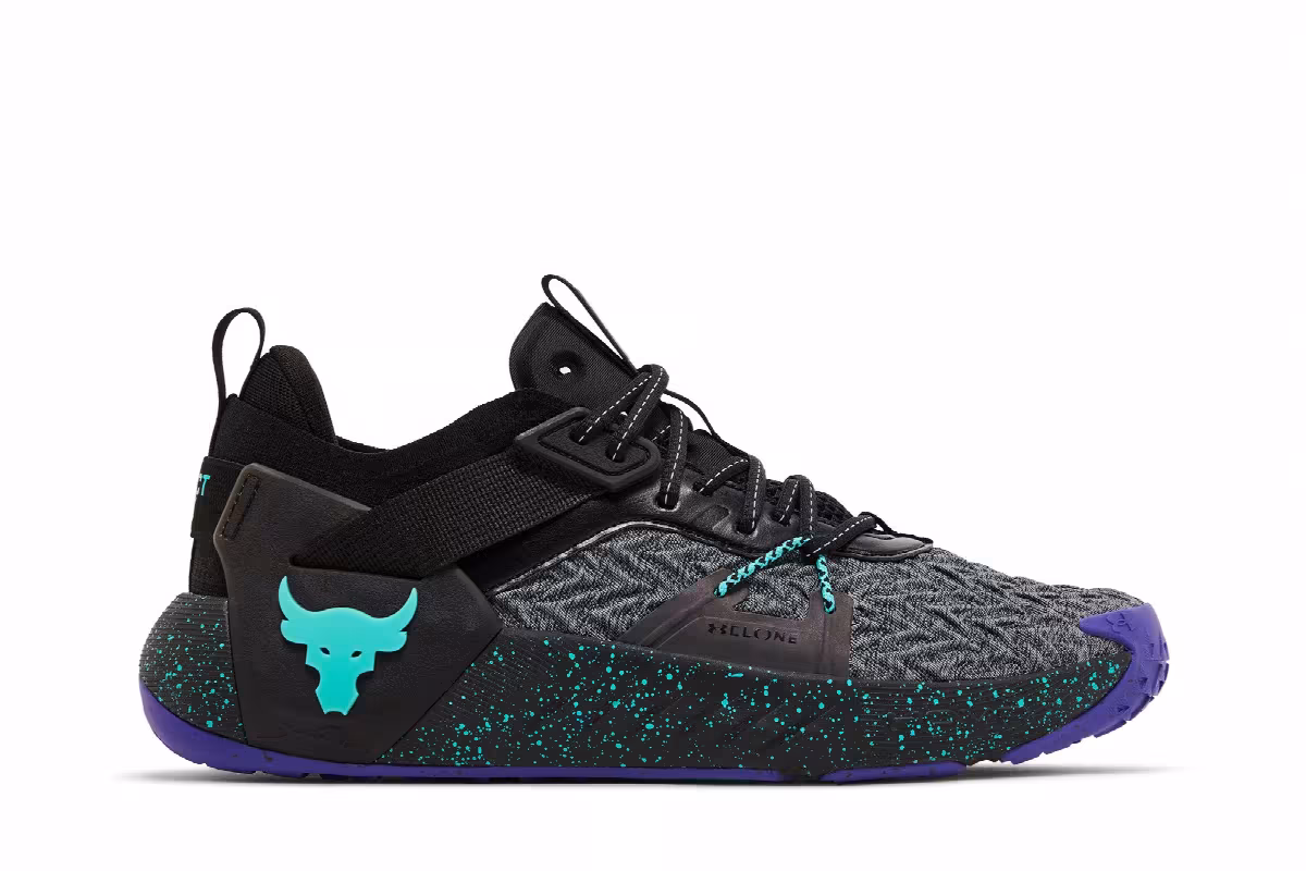 Under Armour Project Rock 6 Black Neptune, view 2