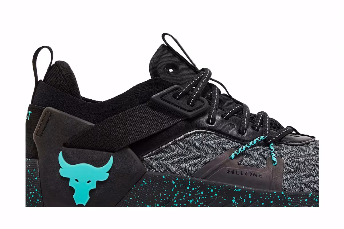 Under Armour Project Rock 6 Black Neptune, view 3