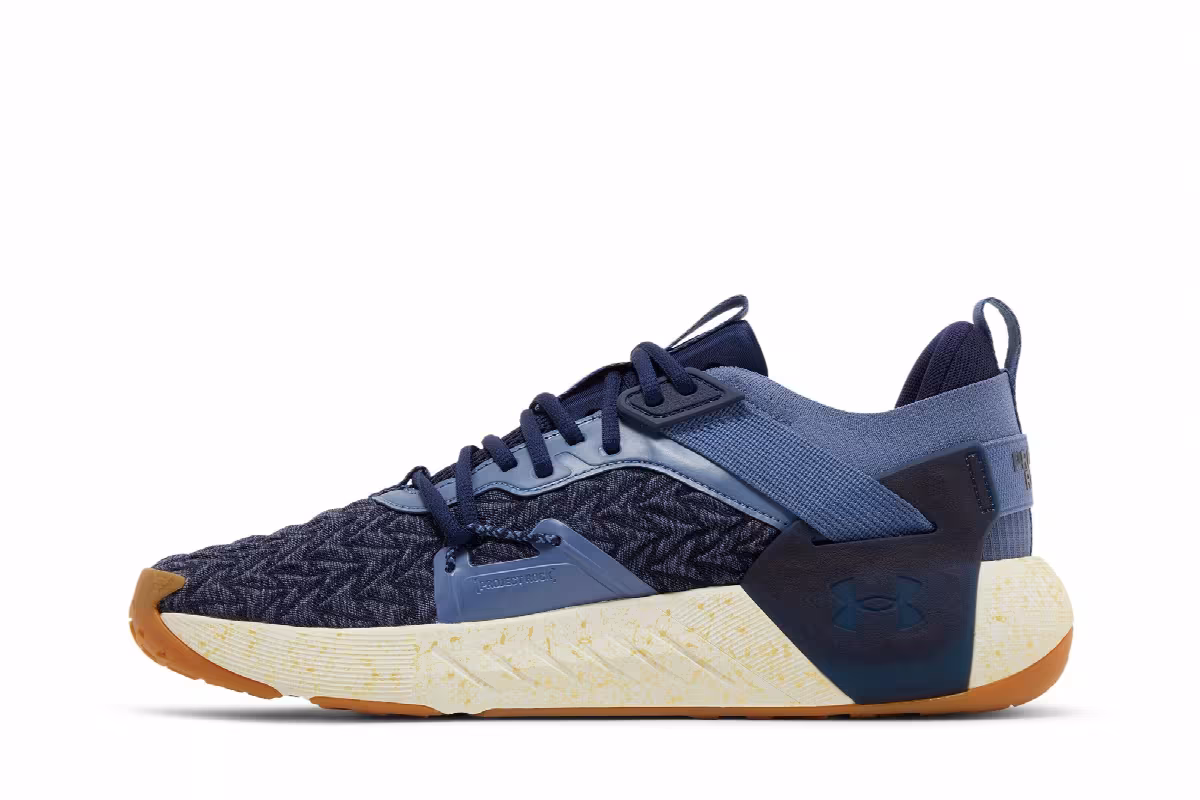 Under Armour Project Rock 6 Hushed Blue White Clay, view 4