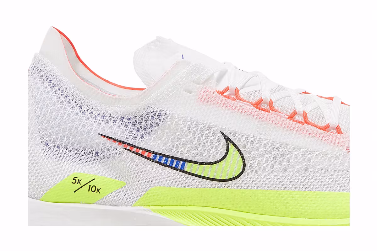 Nike ZoomX Streakfly Premium White Racer Blue Volt, view 3