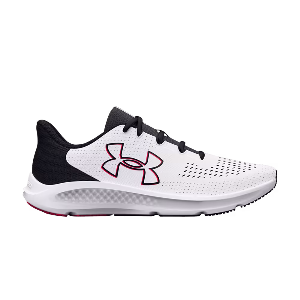 Under Armour Charged Pursuit 3 Big Logo - White Black