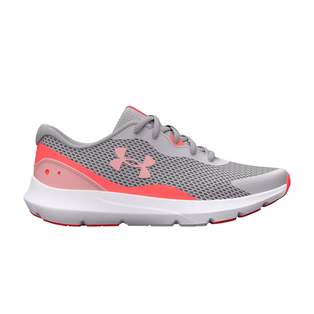 Under Armour Surge 3 GS Halo Grey Pink Fizz
