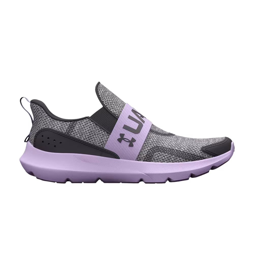 Under Armour Surge 3 Slip PS Jet Grey Nebula Purple