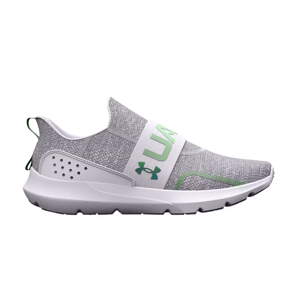 Under Armour Women's Surge 3 Slip White Aqua Foam