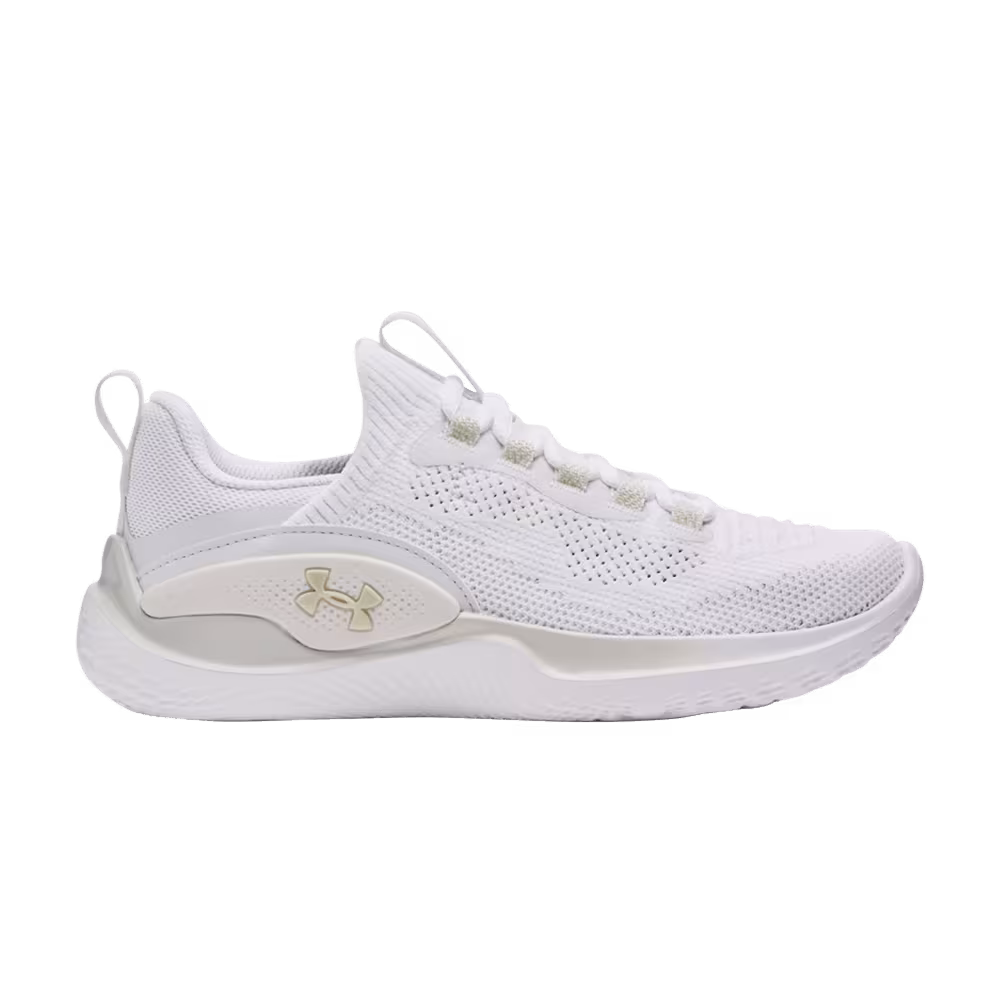 Under Armour Women's Flow Dynamic White Metallic Gold