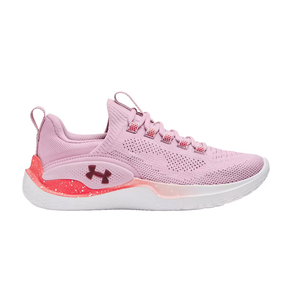 Under Armour Women's Flow Dynamic Pink Shadow Deep Red