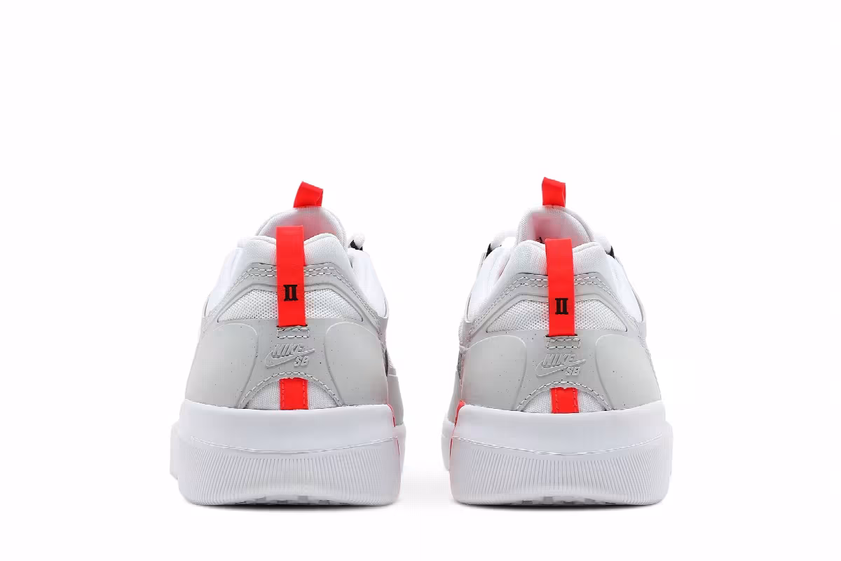 Nike Nyjah Free 2 SB Neutral Grey Bright Crimson, view 7