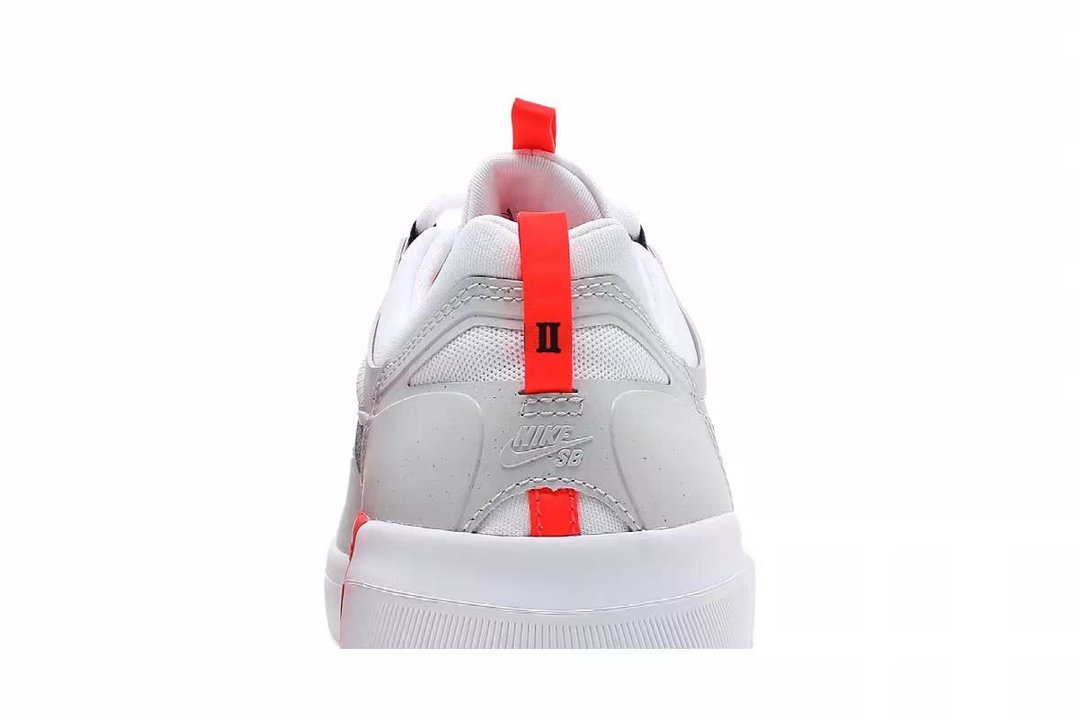 Nike Nyjah Free 2 SB Neutral Grey Bright Crimson, view 8