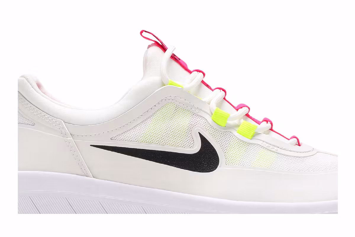 Nike Nyjah Free 2 SB White Volt, view 3