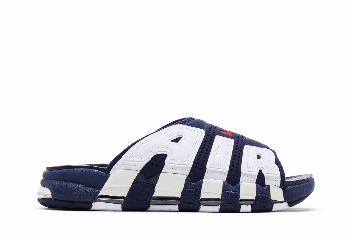 Nike Air More Uptempo Slide Olympic, view 2