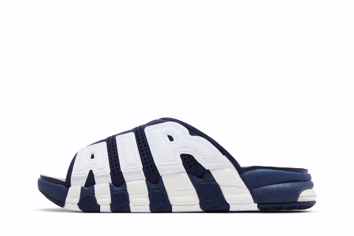 Nike Air More Uptempo Slide Olympic, view 4