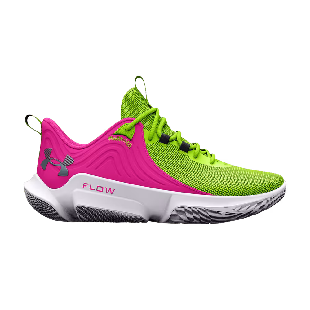 Under Armour Flow FUTR X 2 Lime Surge Rebel Pink